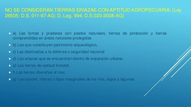ley 26505